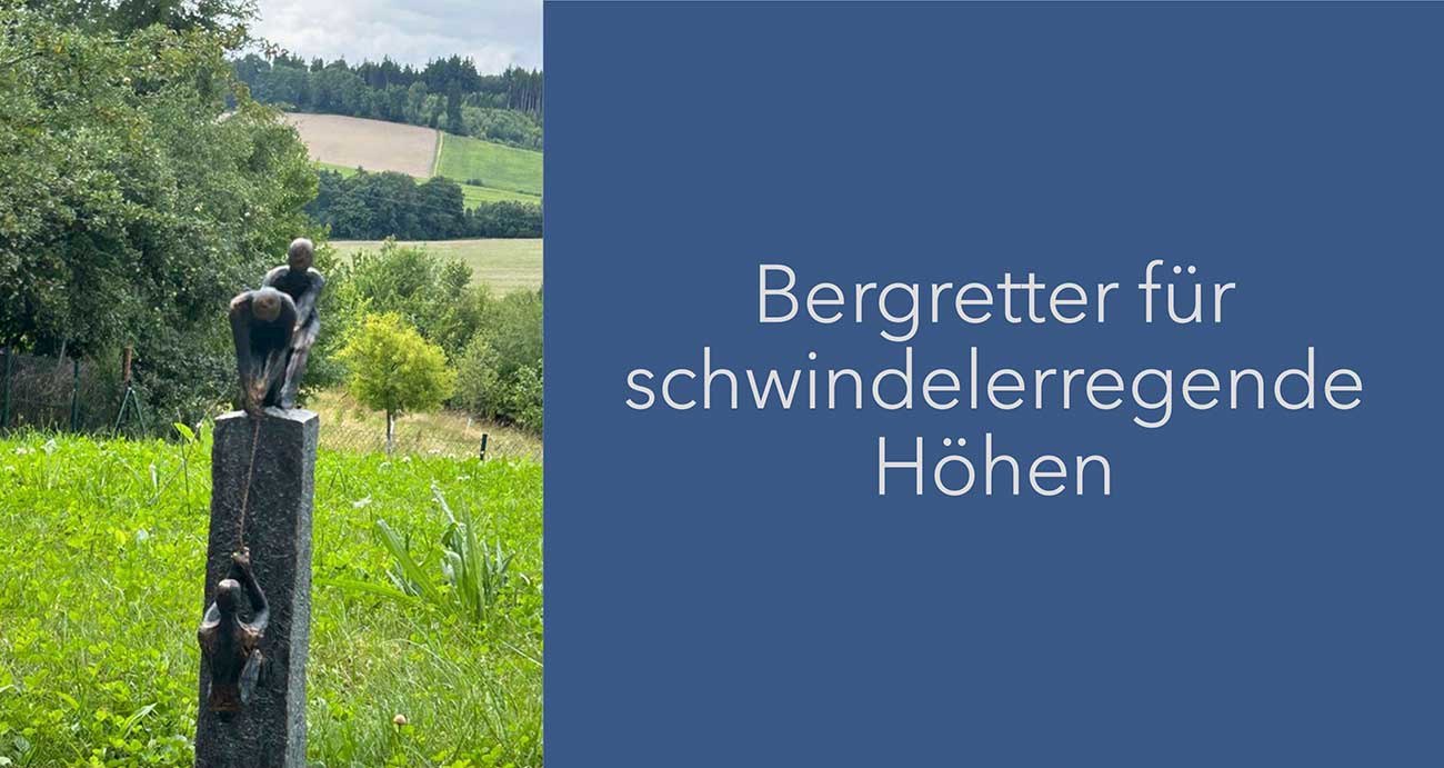 Bergretter für schwindelerregende Höhen